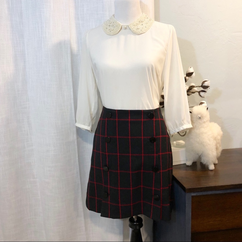 Plaid LOFT Retro Skirt